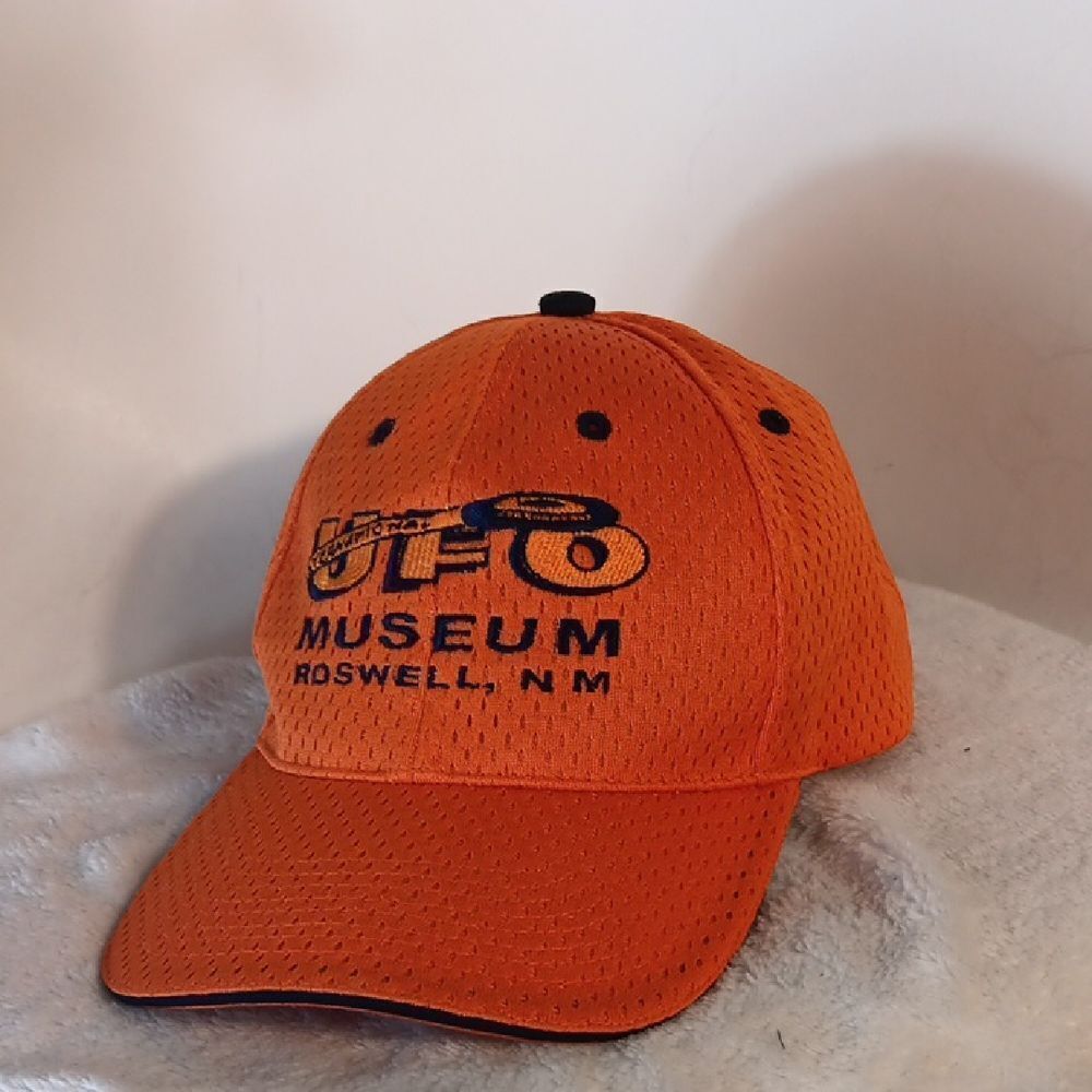 UFO Museum Roswell N.M. Vibrant Orange Cap